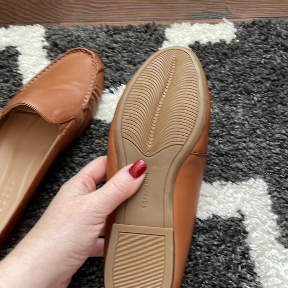 Easy Spirit sz 8.5 brown slip on miles shoes flats new SH294 - Picture 5 of 5